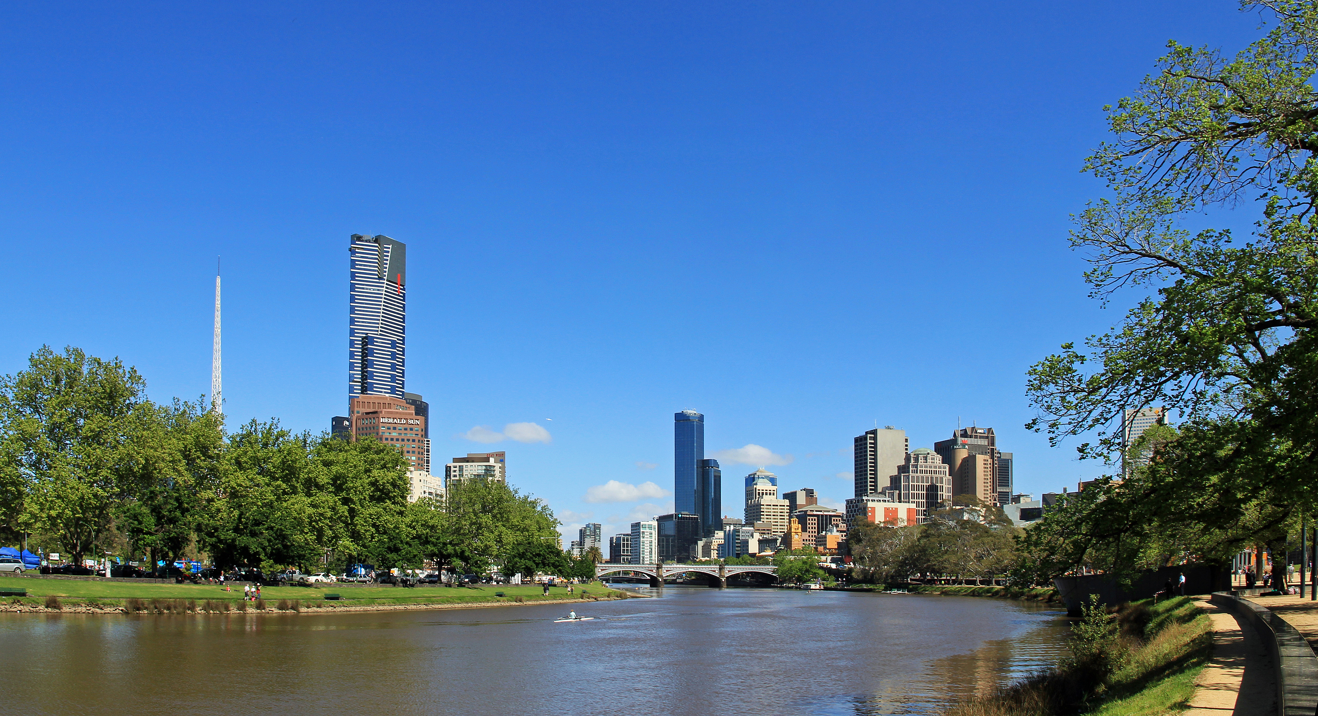 Melbourne skyline and Yarra River reference image